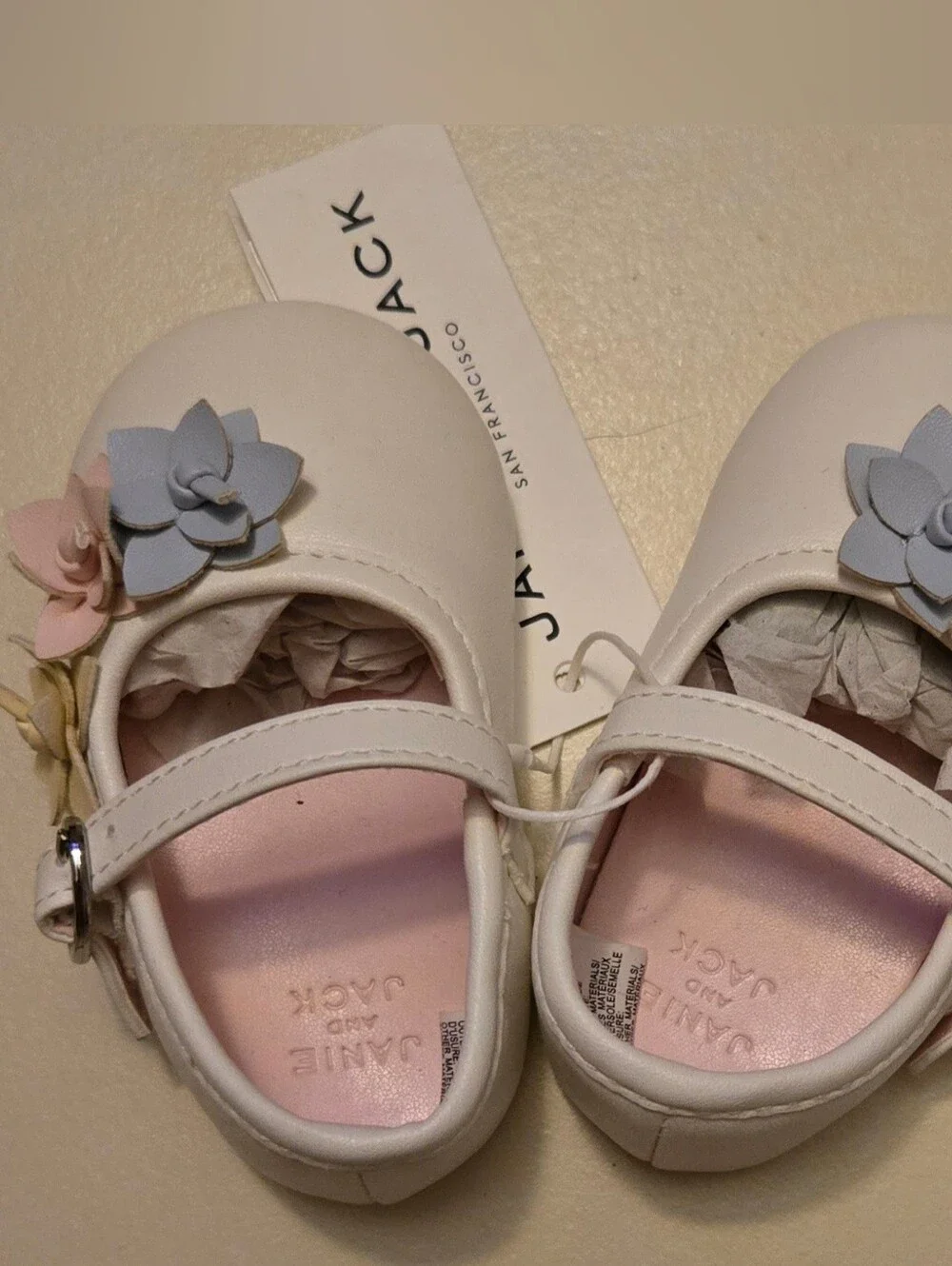 Baby Rosette Ballet Flat - Floral Mary Janes Infant - Janie And Jack - 6-12 Mo